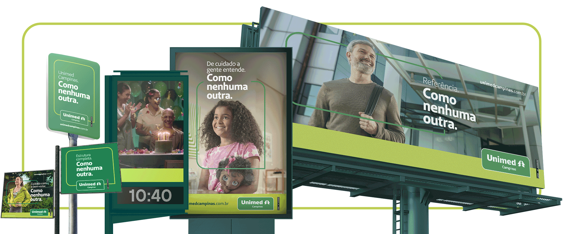 Presença DOOH Unimed Campinas